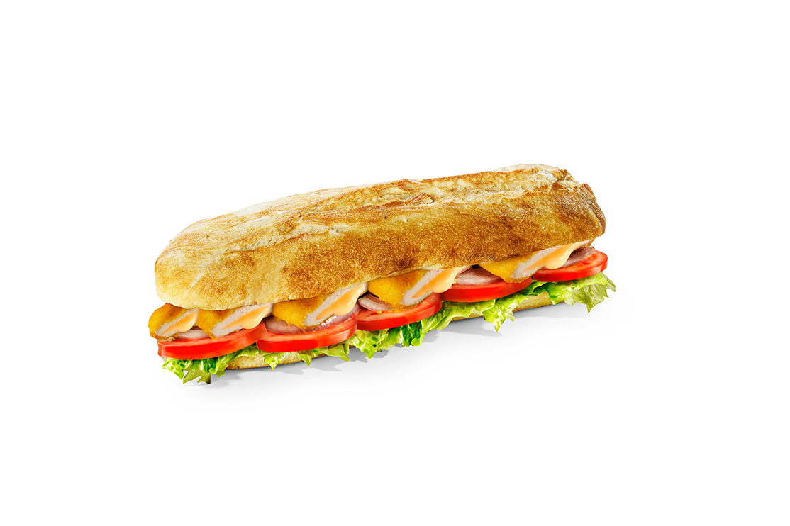 CIABATTA POULET FARCI AUX GRUYRES 